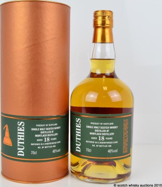Mortlach 18yo CA Duthies 46% 700ml