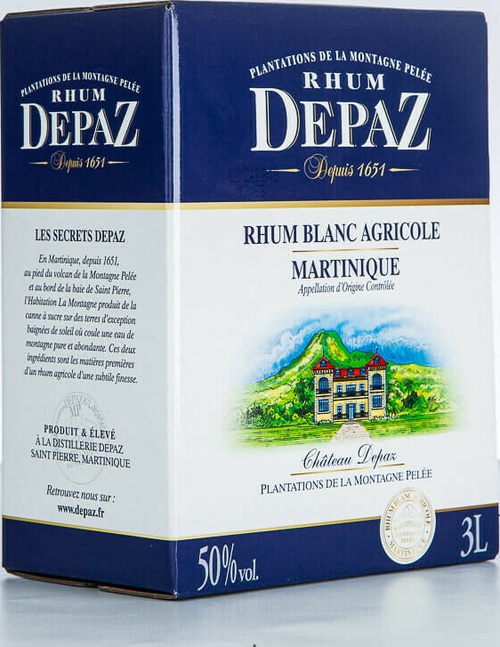 Depaz Rhum Blanc Cubi 50% 3000ml