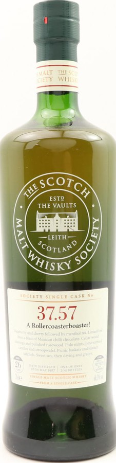 Cragganmore 1987 SMWS 37.57 a Rollercoasterboaster 60.3% 700ml