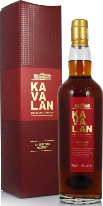 Kavalan Single Malt Whisky Sherry Oak Giftbox 46% 700ml