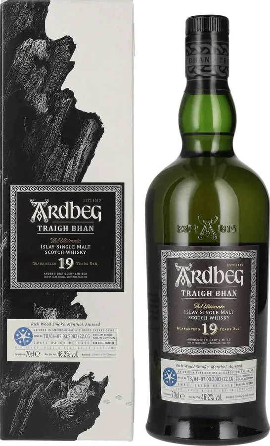 Ardbeg Traigh BHAN 19yo Batch No. 3 Giftbox 46.2% 700ml