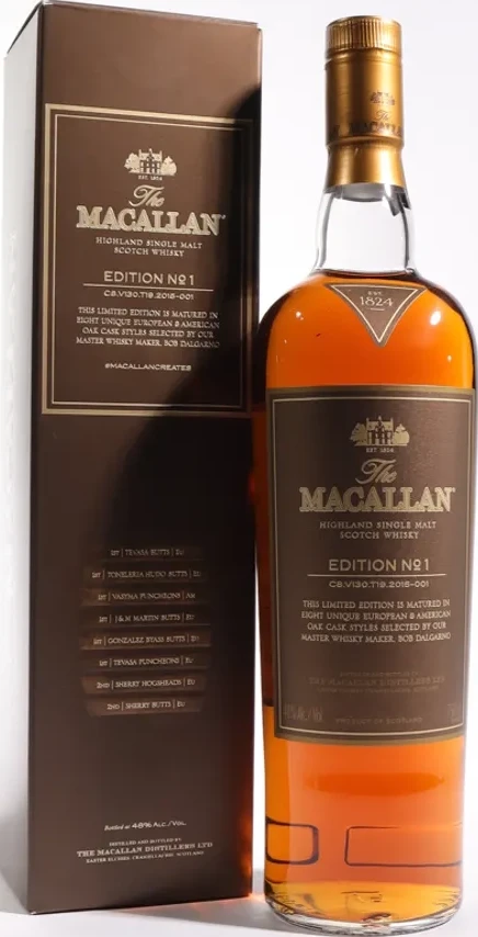 Macallan Edition No. 1 Single Malt Scotch 2015 48% 750ml