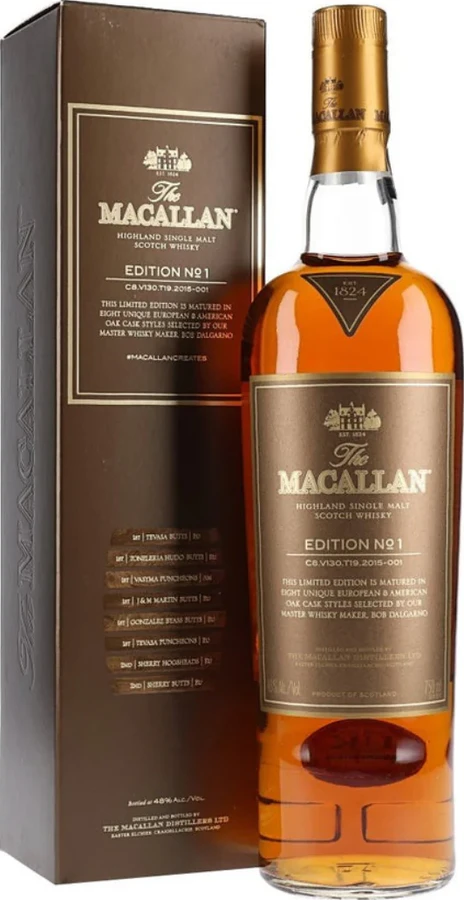 Macallan Edition No 1 Single Malt Scotch Whisky 48% 750ml