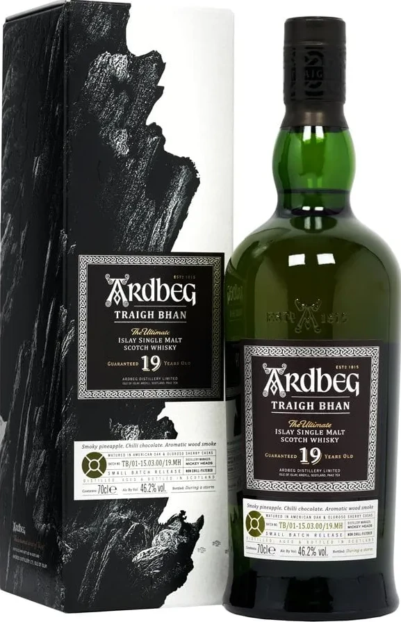 Ardbeg 19yo Traigh Bhan Single Malt Scotch Whisky 46.2% 700ml