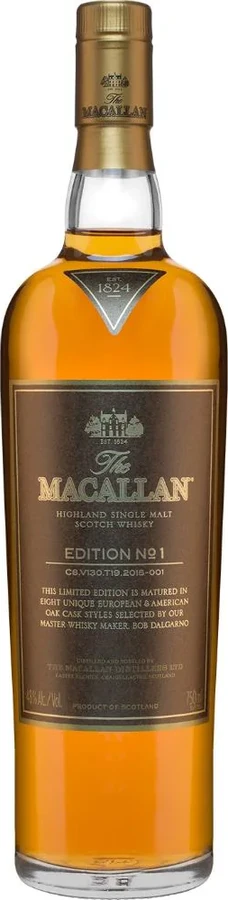 Macallan Edition No. 1 Single Malt Scotch Whisky 750ml