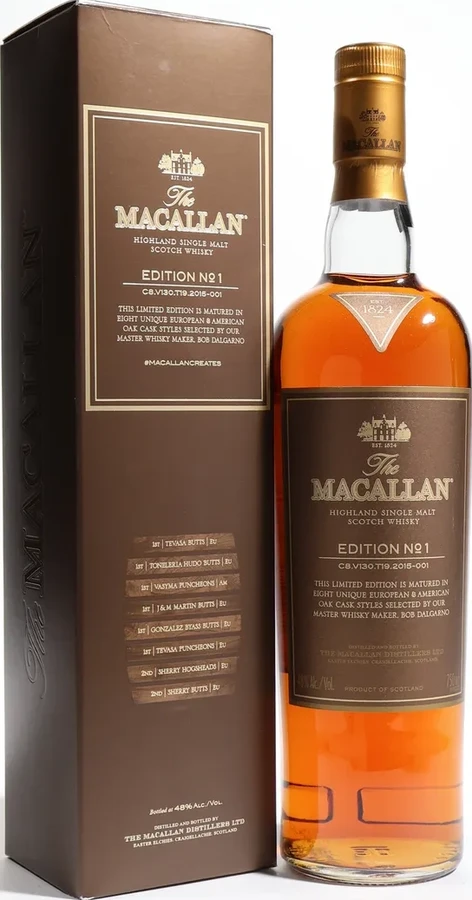 Macallan Edition No. 1 Single Malt Scotch 750ml