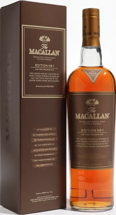 Macallan Edition No. 1 Single Malt Scotch 750ml