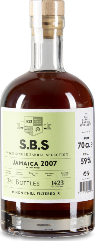 S.B.S 2007 Jamaica 11yo 59% 700ml