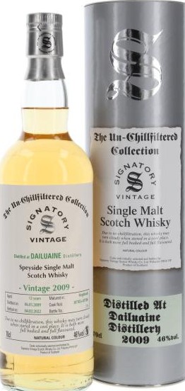 Dailuaine 2009 SV 46% 700ml