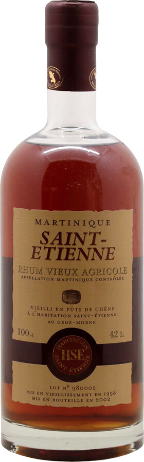 HSE 1998 Martinique Saint Etienne 42% 1000ml