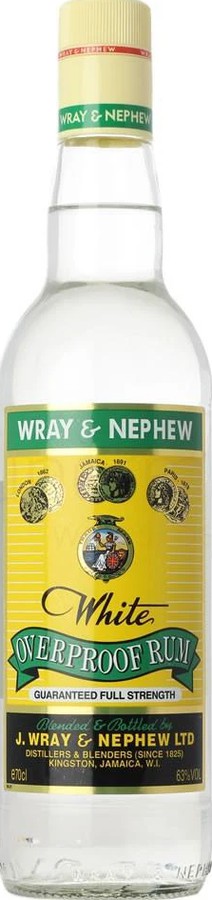 Wray & Nephew Jamaica White Overproof 63% 750ml