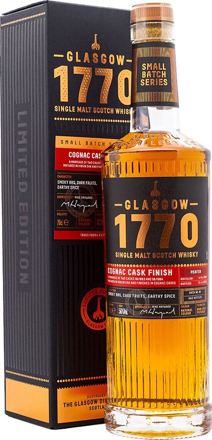 1770 Glasgow 2018 Cognac Cask Finish Small Batch Series 56% 700ml