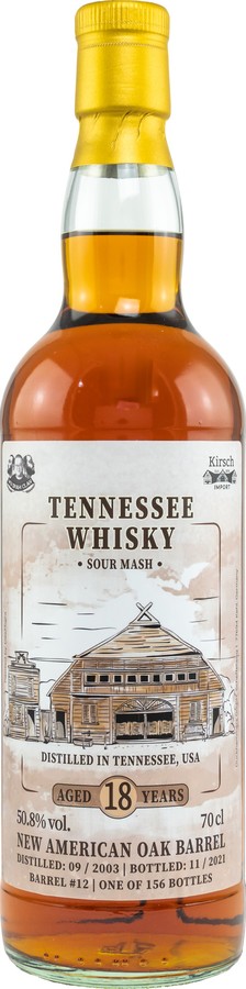 Tennessee Whisky 2003 KI American Oak Wu Dram Clan 50.8% 700ml