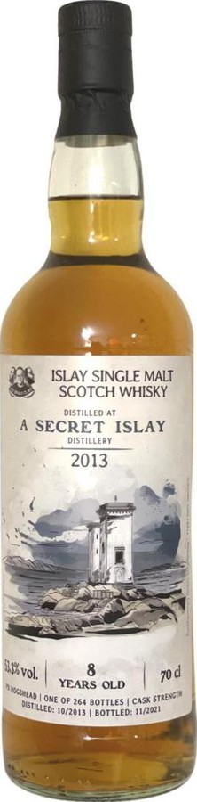 A Secret Islay Distillery 2013 DRFS PX Hogshead 53.3% 700ml