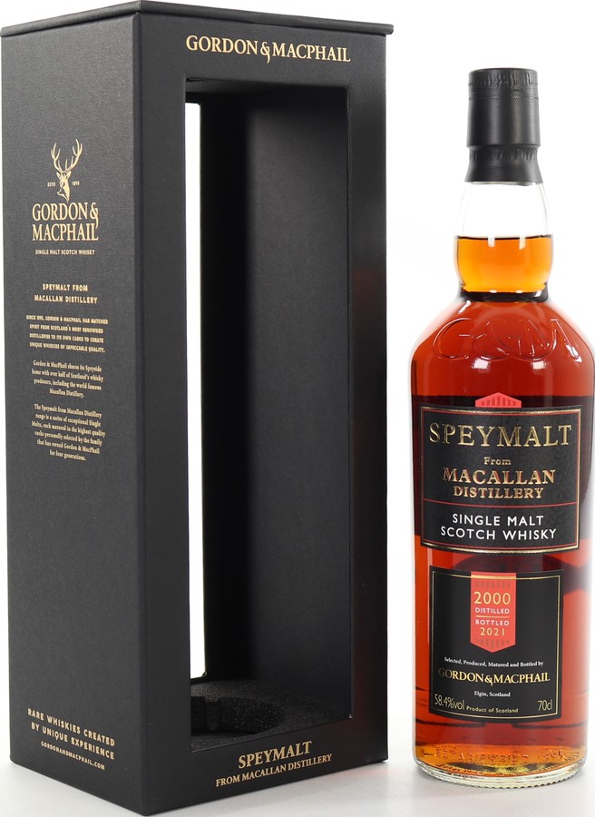 Macallan 2000 GM 1st Fill Sherry The Whisky Exchange 58.4% 700ml