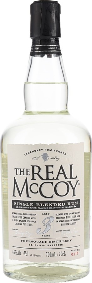 The Real McCoy 3yo 46% 700ml