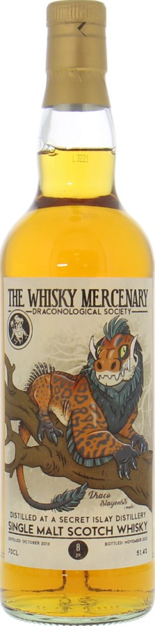 A Secret Islay Distillery 2013 TWM 10th anniversary The Whisky Mercenary 51.4% 700ml