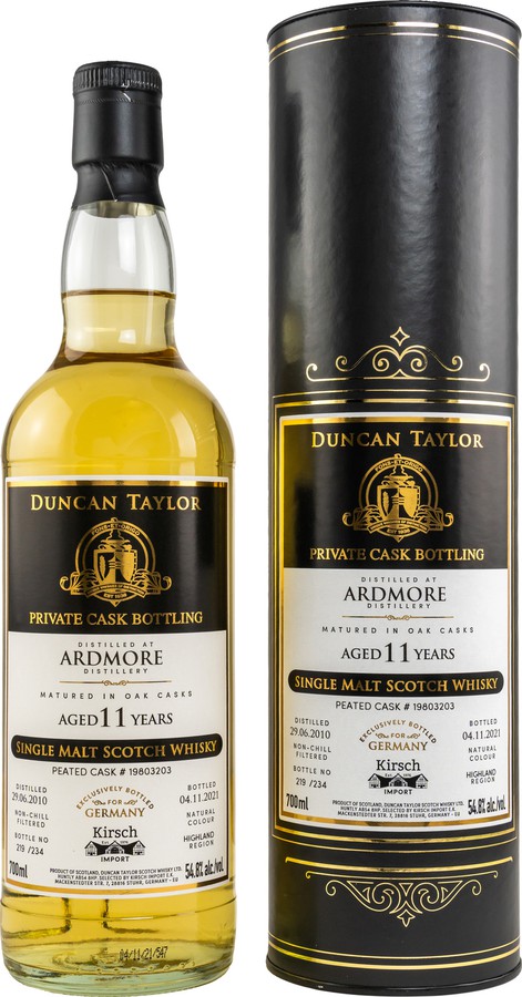 Ardmore 2010 DT Peated Cask Kirsch Whisky 54.8% 700ml