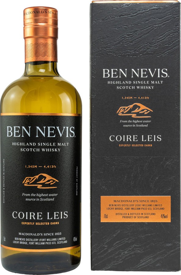 Ben Nevis Coire Leis 1st Fill Ex-Bourbon 46% 700ml