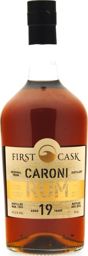1st Cask 1999 Caroni 19yo 61.2% 700ml