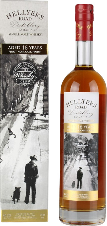 Hellyers Road 16yo Pinot Noir Cask Finish The Whisky Club 46.2% 700ml