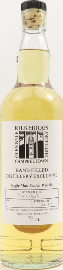 Kilkerran Hand Filled Distillery Exclusive 56.1% 700ml