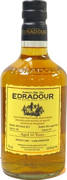 Edradour 2011 Sauternes 58.6% 750ml