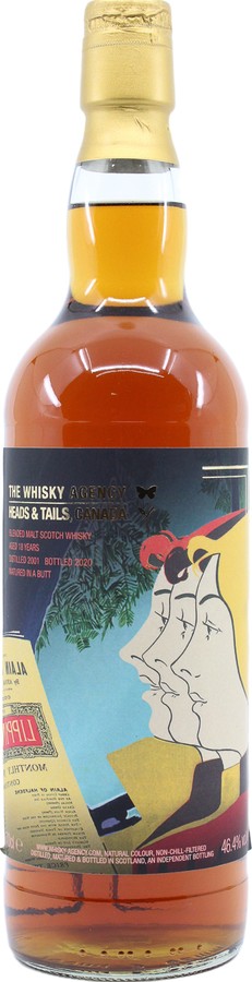 Blended Malt Scotch Whisky 2001 TWA Butt Heads & Tails Canada 46.4% 700ml