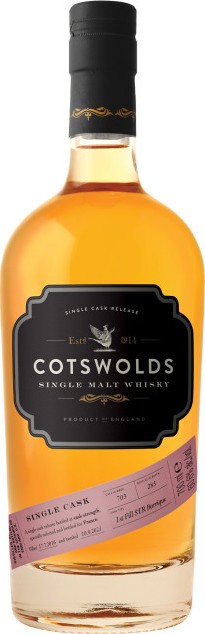 Cotswolds Distillery 2016 1st Fill STR Barrique France LMDW 60.6% 700ml