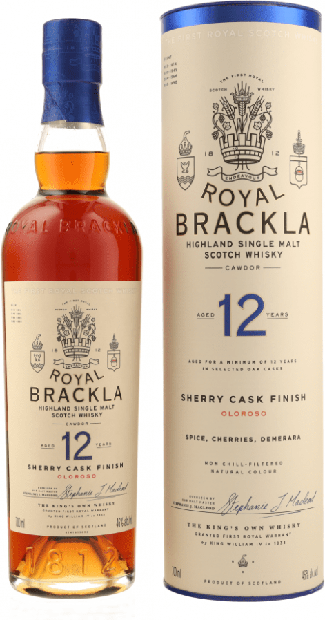 Royal Brackla 12yo Oloroso Sherry Finish 46% 700ml