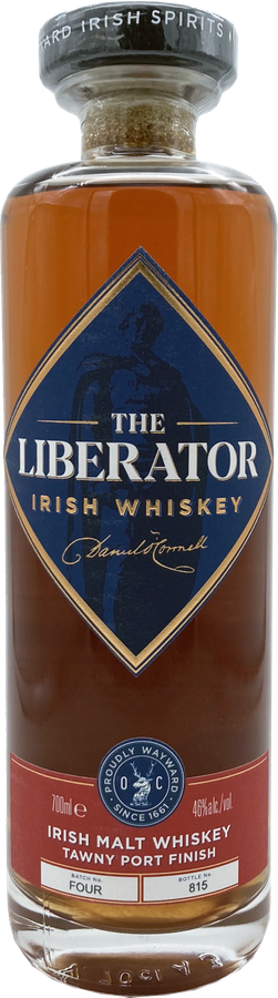 The Liberator Irish Malt Whisky ex Bourbon & ex Tawny Port 46% 700ml