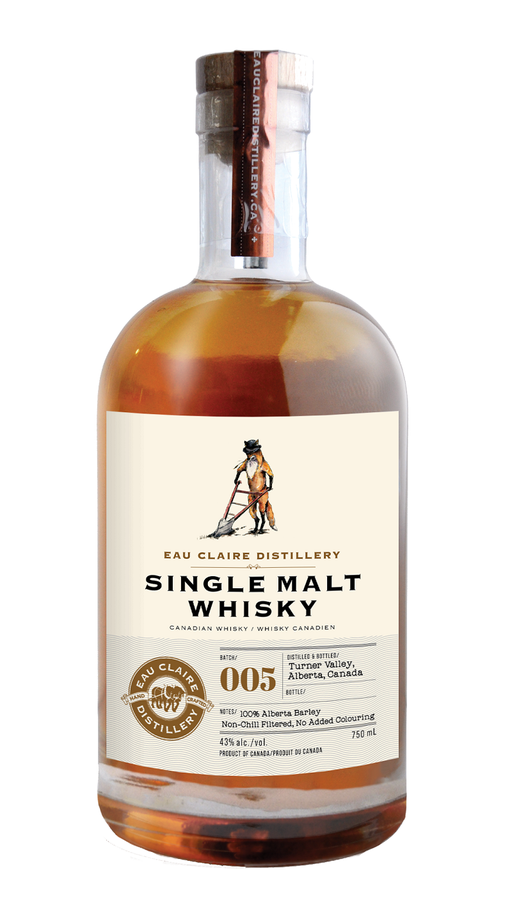 Eau Claire Distillery Single Malt Whisky 43% 750ml