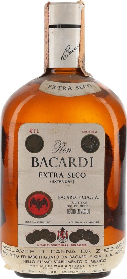 Bacardi Extra Seco 40% 750ml