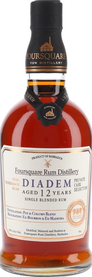 Foursquare Diadem 12yo Private Cask The Whisky Exchange 60% 700ml