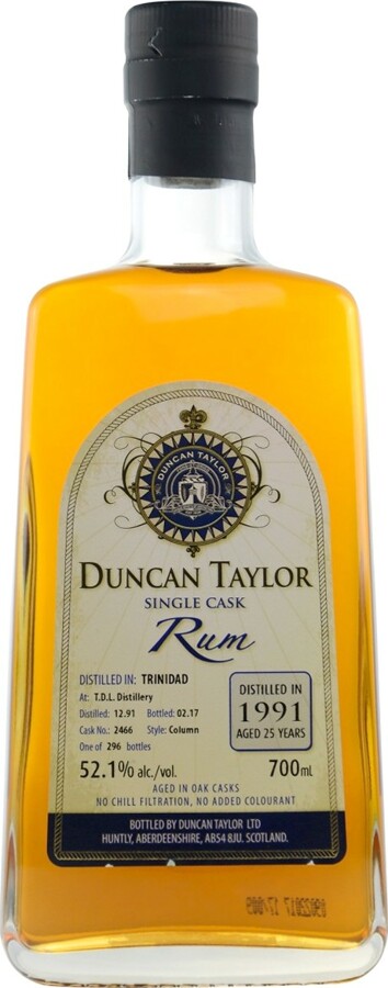 Duncan Taylor 1991 Aged in Oak Casks 25yo 52.1% 700ml
