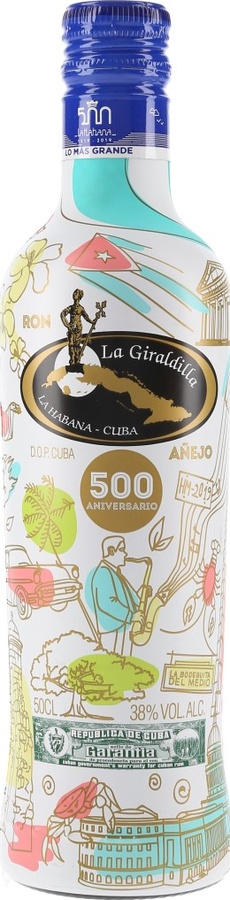 Havana Club La Giraldilla 500 Aniversario 38% 500ml