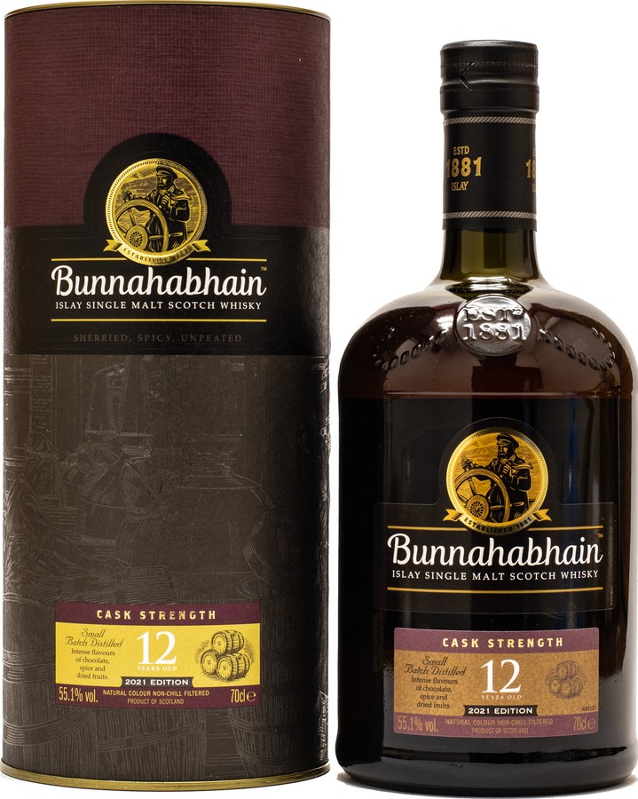 Bunnahabhain 12yo Ex-Sherry 55.1% 700ml