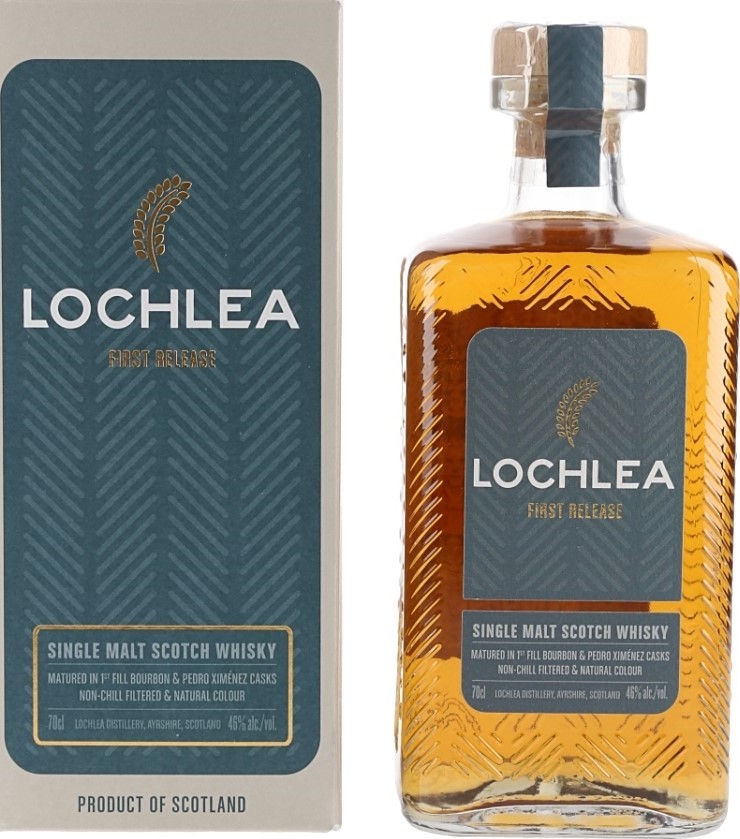 Lochlea First Release 1st Fill Bourbon & Pedro Ximenez Casks 46% 700ml