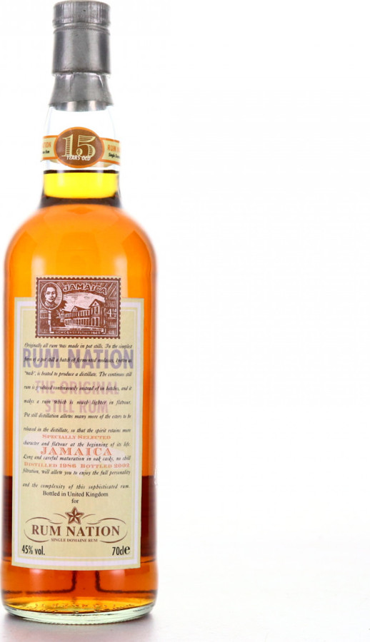 Rum Nation 1986 Jamaica 15yo 45% 700ml