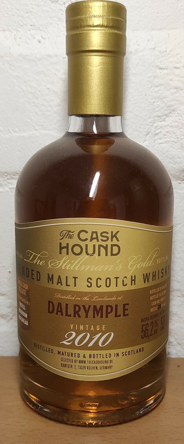 Dalrymple 2010 TCaH Refill Bourbon Hogshead 56.2% 500ml