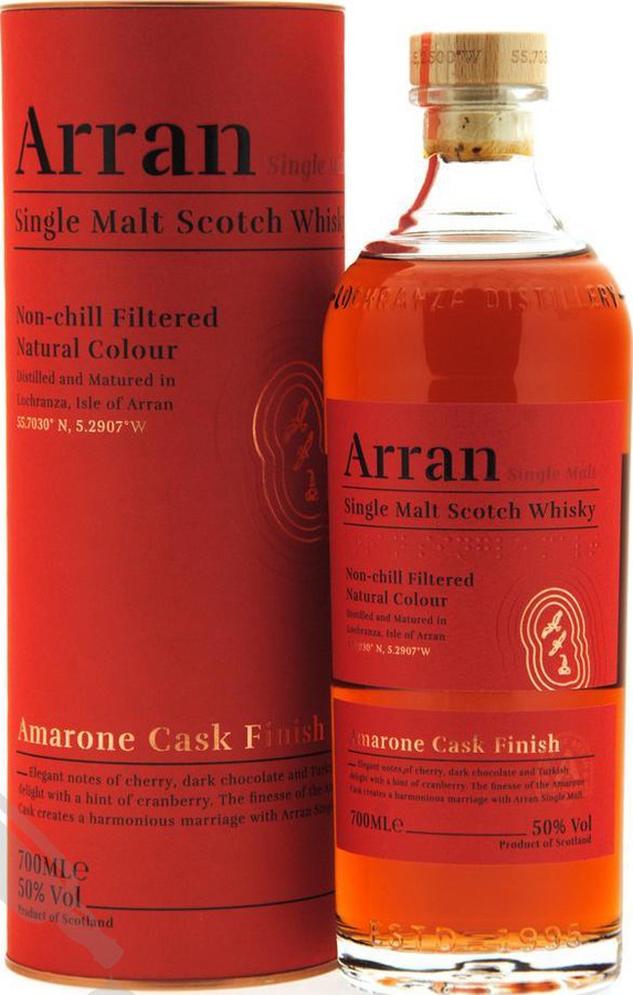Arran Amarone Cask Finish 50% 700ml