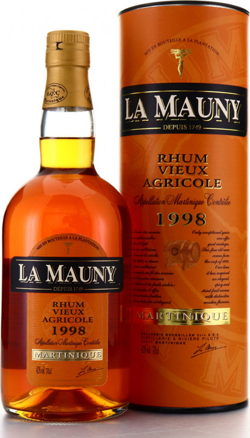 La Mauny 1998 Vieux Agricole 42% 700ml