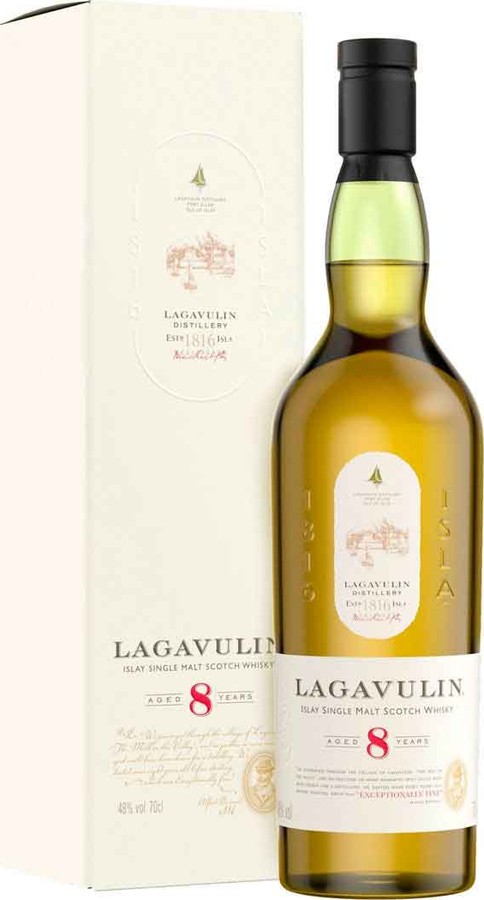Lagavulin 8yo Refill American Oak Casks 48% 750ml