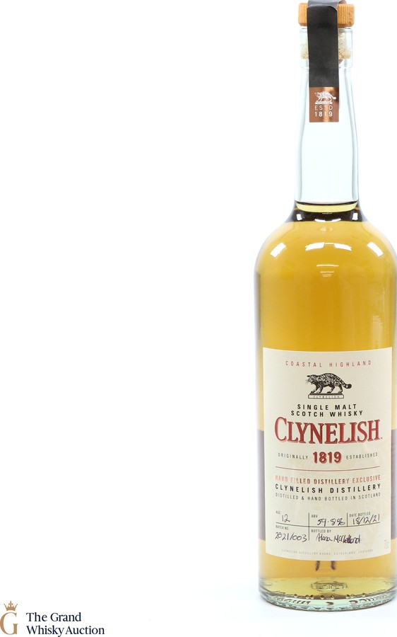 Clynelish 12yo Bourbon Batch 2021/003 59.8% 700ml