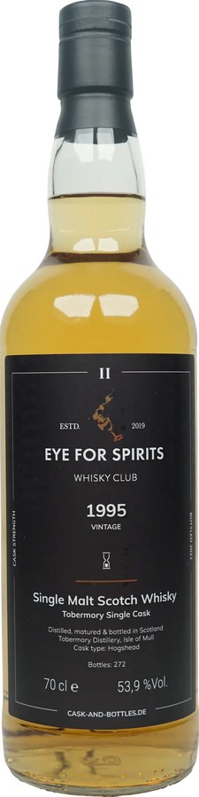 Tobermory 1995 CBAR Eye for Spirits Whisky Club 53.9% 700ml