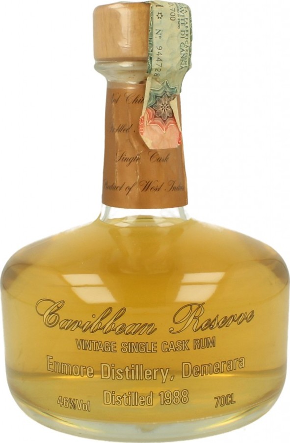Caribbean Reserve 1988 Vintage Single Cask Rum Enmore 46% 700ml
