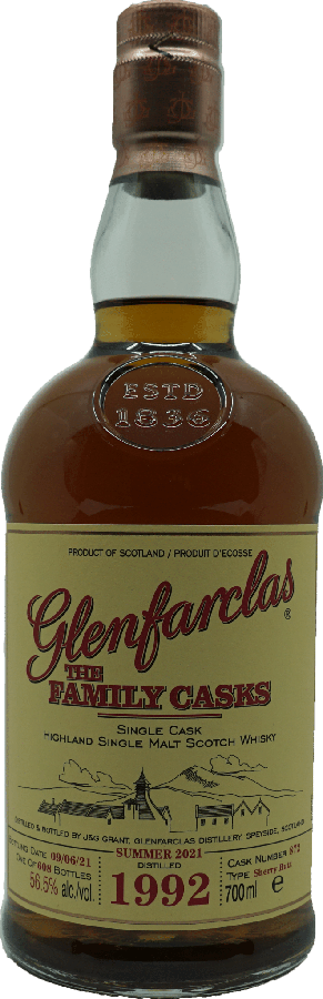 Glenfarclas 1992 Sherry Butt 56.5% 700ml