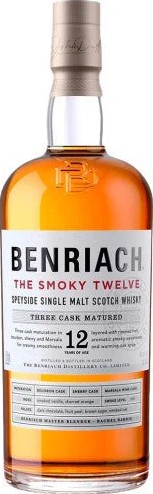BenRiach 12yo Bourbon Sherry and Marsala 46% 750ml