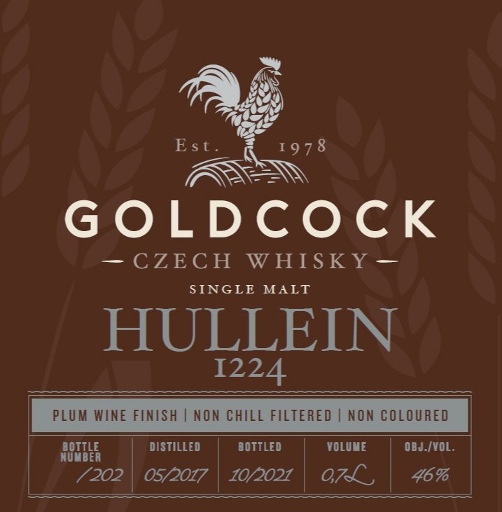 Gold Cock 2017 Plum Wine Finish Klub Cafe Bar Hulin 46% 700ml