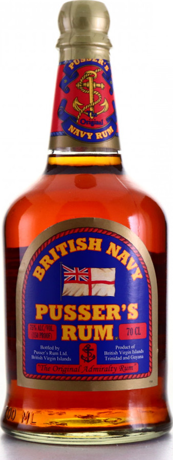 Pussers British Navy The Original Admiralty Rum 75% 700ml